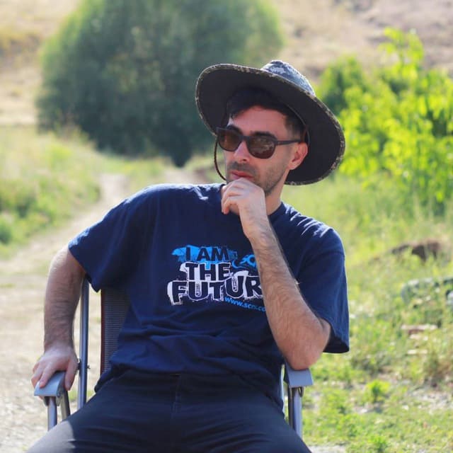 Hussein outdoors in nature